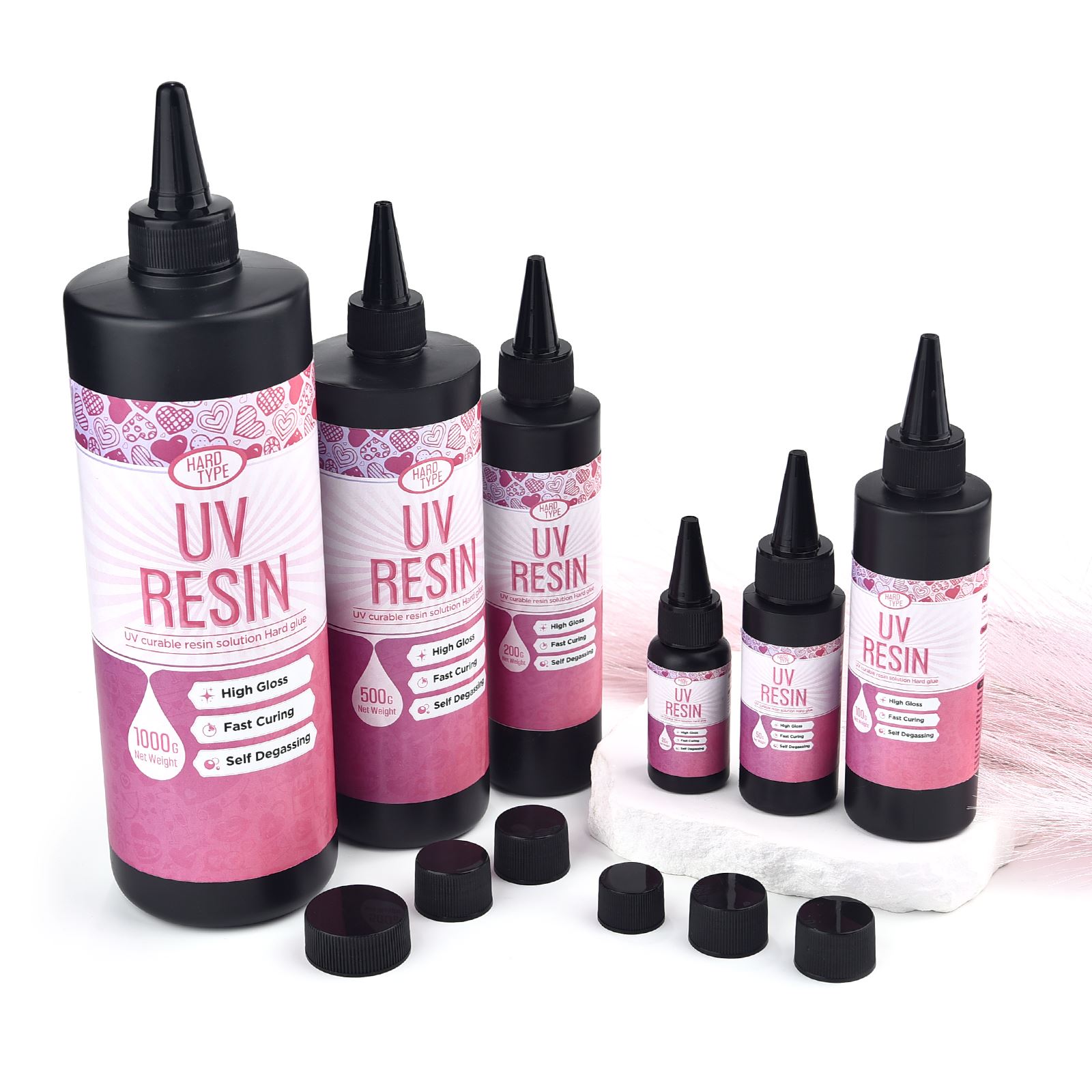 Epoxy Uv Resin Kit - 20-1000g Colla UV in resina epossidica